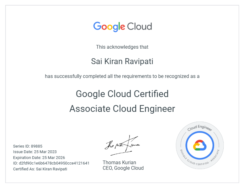 Associate Cloud Engineer